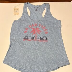 Salt Life Light Blue 'No Bad Vibes' Tank Top